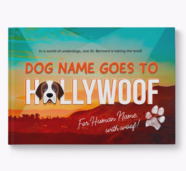 Personalised Book: St. Bernard Goes to Hollywoof